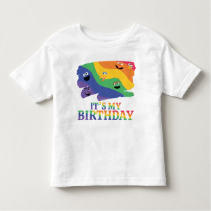 Sesame Street Pals Rainbow Birthday Kleinkind T-shirt