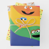 Sesame Street Pals Rainbow Foto Geschenkpapier Set (Beispiel)
