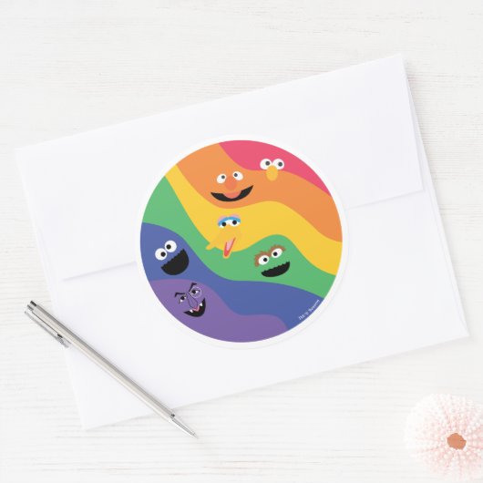 Sesame Street Pals Rainbow Sticker (Umschlag)