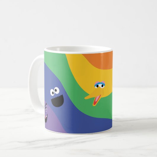 Sesame Street Pals Rainbow Tasse (Vorderseite Links)