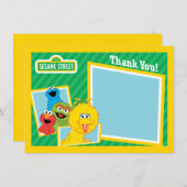Sesame Street Pals Vielen Dank Dankeskarte (Vorne/Hinten)