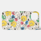 Sesame Street Pals | Vintages Muster für große Kop Case-Mate iPhone Hülle (Rückseite (Horizontal))