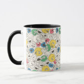 Sesame Street Pals | Vintages Muster für große Kop Tasse (Links)