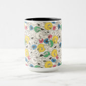 Sesame Street Pals | Vintages Muster für große Kop Tasse (Zentrum)