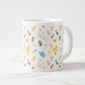 Sesame Street Pals | Vintages Muster Jumbo-Tasse (Vorderseite Rechts)