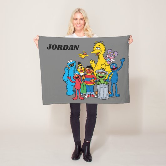 Sesame Street Pals Waving Fleecedecke (Beispiel)