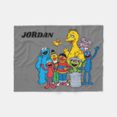 Sesame Street Pals Waving Fleecedecke (Vorderseite (Horizontal))