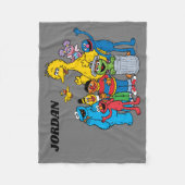 Sesame Street Pals Waving Fleecedecke (Vorderseite)