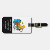 Sesame Street Pals Waving Gepäckanhänger (Vorderseite horizontal)