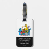 Sesame Street Pals Waving Gepäckanhänger (Rückseite vertikal)