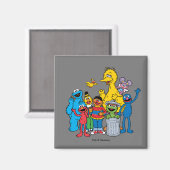 Sesame Street Pals Waving Magnet (Vorderseite/Rückseite)