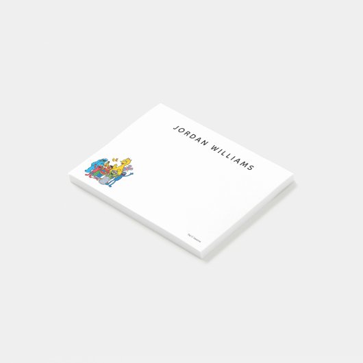 Sesame Street Pals Waving Post-it Klebezettel (angewinkelt)