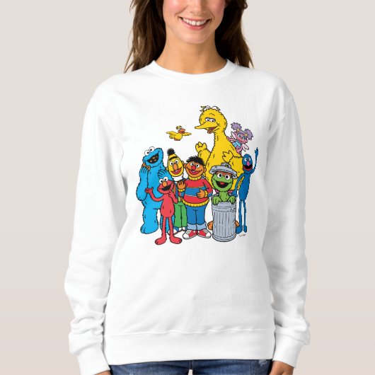 Sesame Street Pals Waving Sweatshirt (Vorderseite)