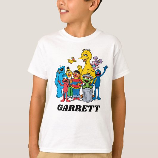 Sesame Street Pals Waving T-Shirt (Vorderseite)