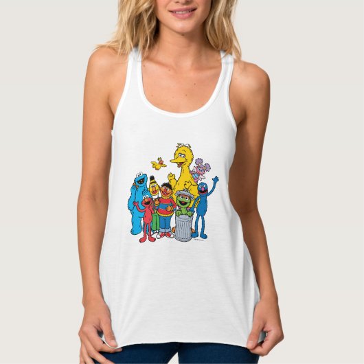 Sesame Street Pals Waving Tank Top (Vorderseite)