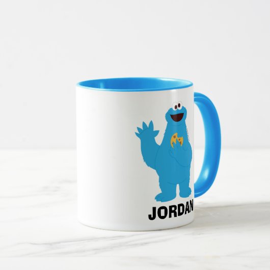 Sesame Street | Personalized Cookie Monster Tasse (VorderseiteRechts)