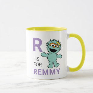 Sesame Street   R ist für Rosita   Füge Deinen Nam Tasse
