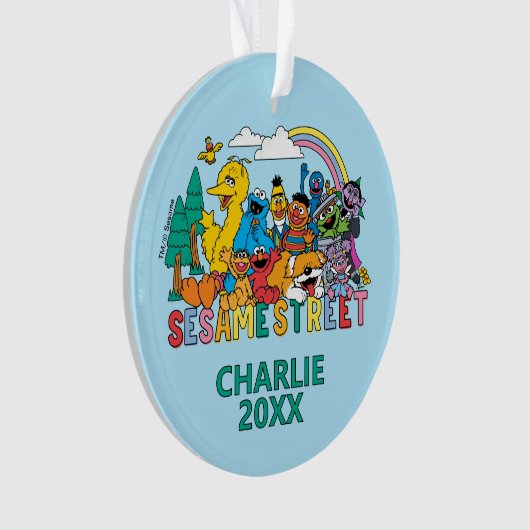 Sesame Street | Rainbow Wave Ornament (Vorderseite)