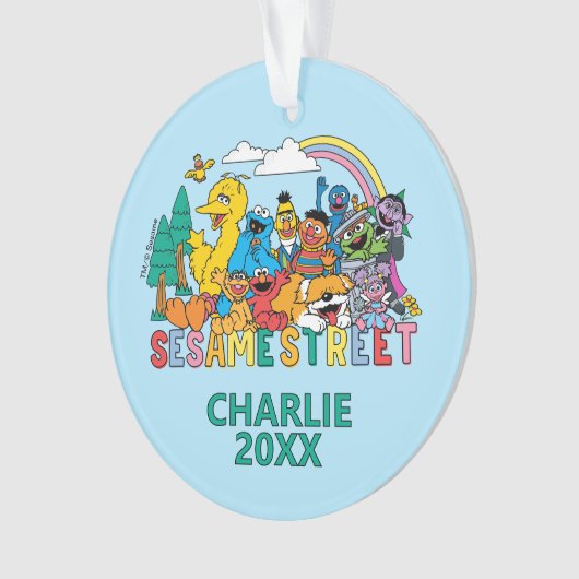 Sesame Street | Rainbow Wave Ornament (Vorderseite)