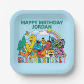 Sesame Street | Rainbow Wave Pappteller (Vorderseite)