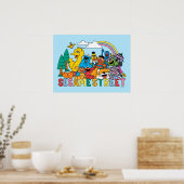 Sesame Street | Rainbow Wave Poster (Küche)