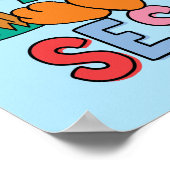 Sesame Street | Rainbow Wave Poster (Ecke)