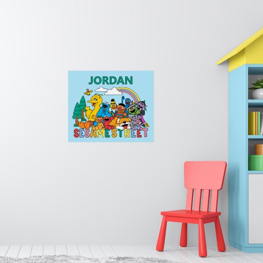 Sesame Street | Rainbow Wave Poster (Kinderzimmer 1)