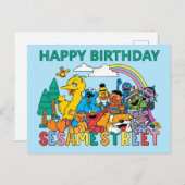 Sesame Street | Rainbow Wave Postkarte (Vorne/Hinten)
