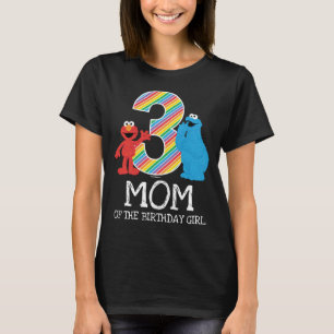 Sesame Street Regenbogen 3. Geburtstag   Mama T-Sh T-Shirt