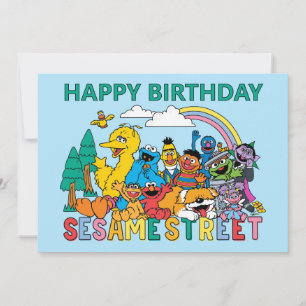 Sesame Street   Regenbogenwelle Karte