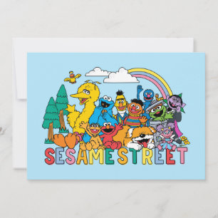 Sesame Street   Regenbogenwelle Karte