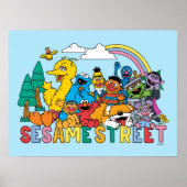 Sesame Street | Regenbogenwelle Poster (Vorne)
