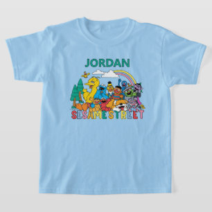 Sesame Street Regenbogenwelle T-Shirt