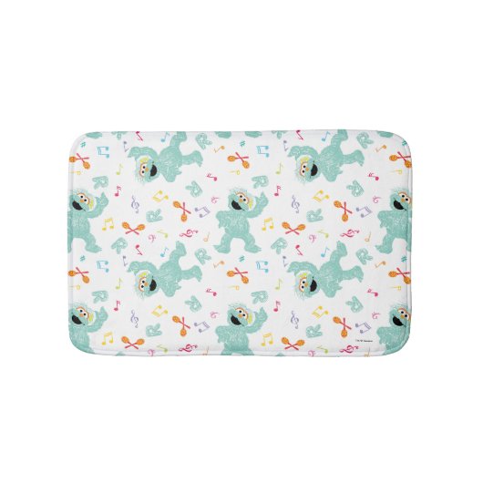 Sesame Street | Rosita Music Scribble Pattern Badematte (Vorderseite)