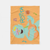 Sesame Street | Rosita Playing Guitar Fleecedecke (Vorderseite)