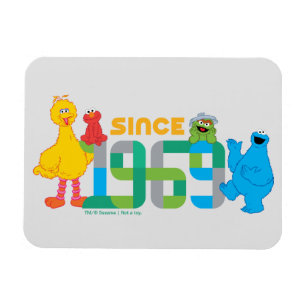 Sesame Street   Seit 1969 Magnet