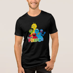 Sesame Street   Sesame Freunde Tri-Blend Shirt