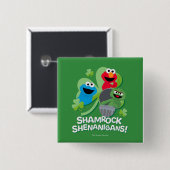 Sesame Street | Shamrock-Schabernack! Button (Vorne & Hinten)
