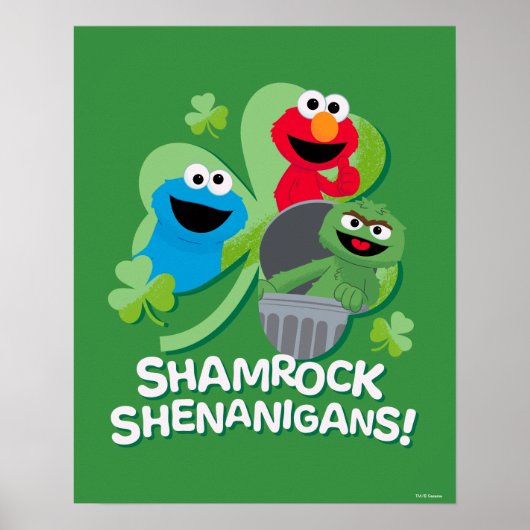 Sesame Street | Shamrock-Shabernack! Poster (Vorne)