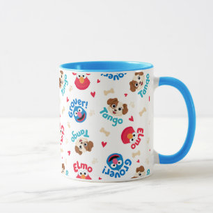 Sesame Street Tango, Elmo und Grover Muster Tasse