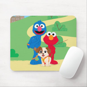 Sesame Street Tango mit Grover und Elmo Mousepad