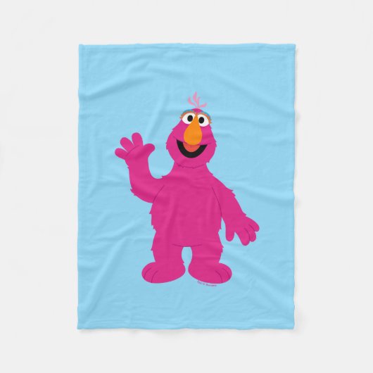 Sesame Street Telly Monster Fleecedecke (Vorderseite)