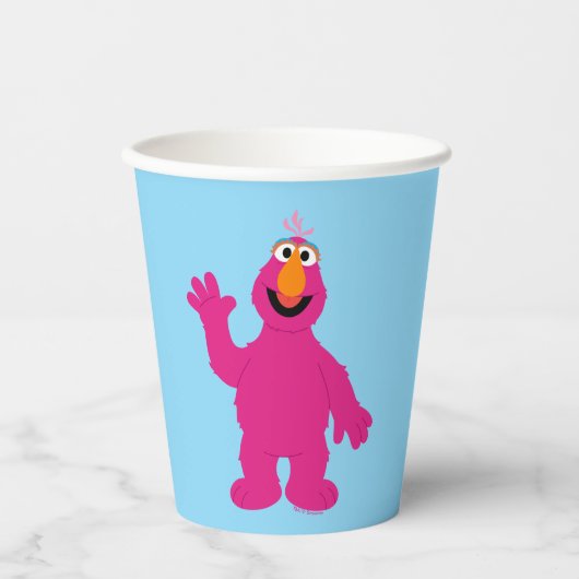Sesame Street Telly Monster Pappbecher (Vorderseite)