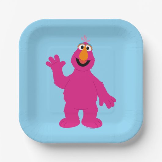 Sesame Street Telly Monster Pappteller (Vorderseite)