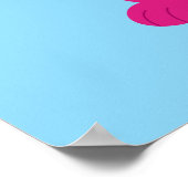 Sesame Street Telly Monster Poster (Ecke)