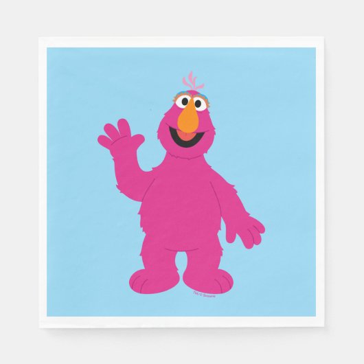 Sesame Street Telly Monster Serviette (Vorderseite)