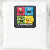 Sesame Street | The Original Cool Kids Quadratischer Aufkleber (Tasche)