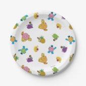 Sesame Street Tropical Pattern Pappteller (Vorderseite)