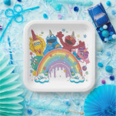 Sesame Street Unicorn Rainbow Pappteller (Party)