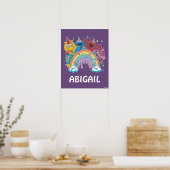 Sesame Street Unicorn Rainbow Poster (Küche)